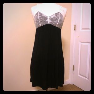 Lace Top Modal Dress